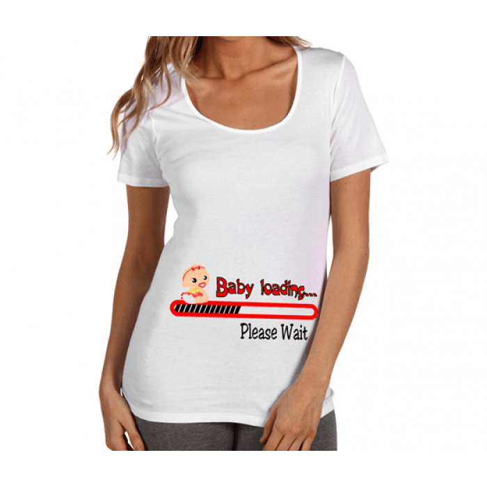 Забавни тениски за бременни със щампи
